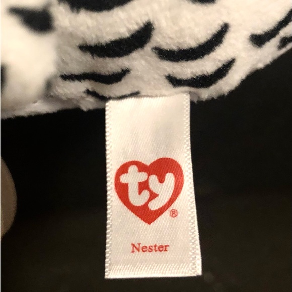 Ty Beanie Boo Plush Buttons Snowman Nester Owl 6" - Picture 5 of 5